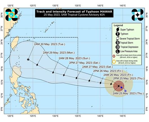 typhoon mawar update|Map: Tracking Typhoon Mawar .